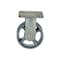 Vestil Cast Iron/Steel Rigid Caster 5 In. Diameter x 2 In. Width 1000 Lb. Capacity Gray CST-MA-5X2-R - alternate 4